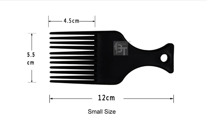 Salon Use 3 Size Black African American Pick Comb Hair Combs Afro Hair