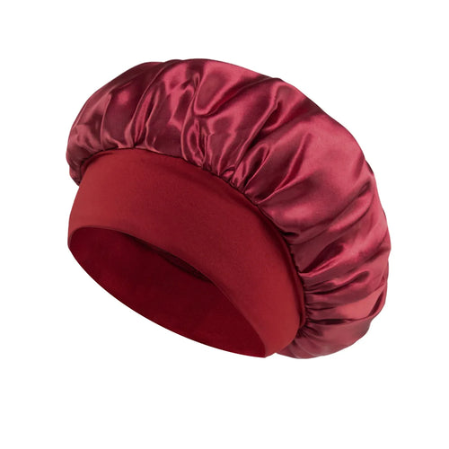 Large Satin Bonnet,Silk Bonnet Hair Wrap for Sleeping, Sleep Cap With