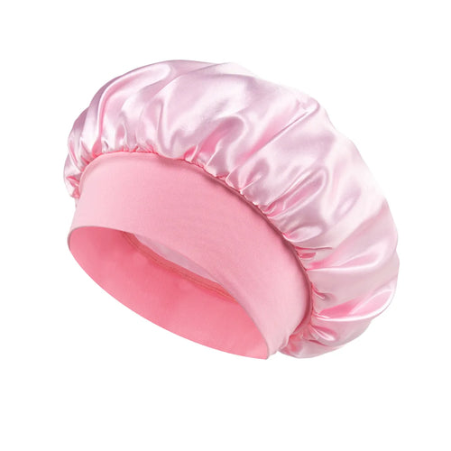 Large Satin Bonnet,Silk Bonnet Hair Wrap for Sleeping, Sleep Cap With