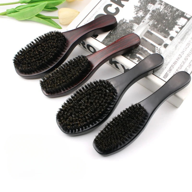 Wave Brush Curve 360 Wave Brush Medium Texture Boar Bristles and Nylon