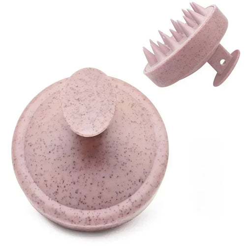 Silicone Shampoo Brush Head Scalp Massage Comb Hair Washing Comb Body