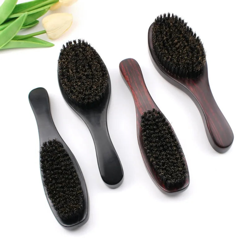 Wave Brush Curve 360 Wave Brush Medium Texture Boar Bristles and Nylon