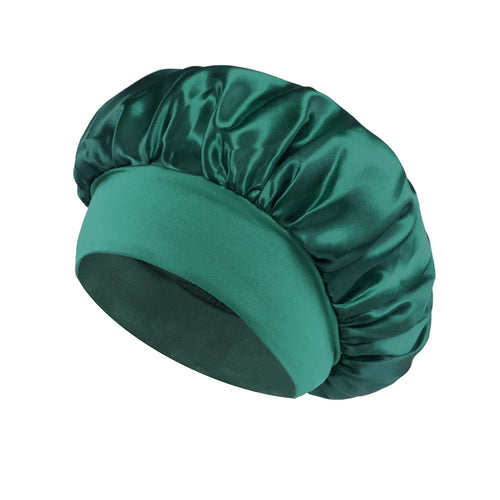 Large Satin Bonnet,Silk Bonnet Hair Wrap for Sleeping, Sleep Cap With